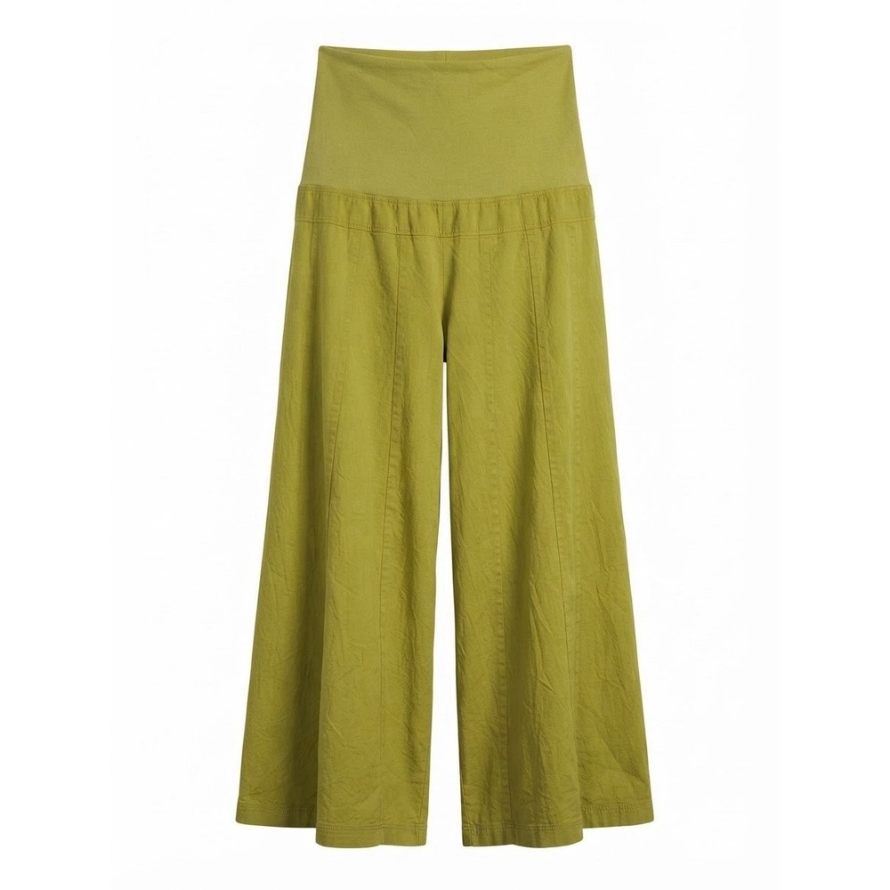 Xcvi Wearables L Cropped pants wide leg Vintage Boho retro girly Y2K